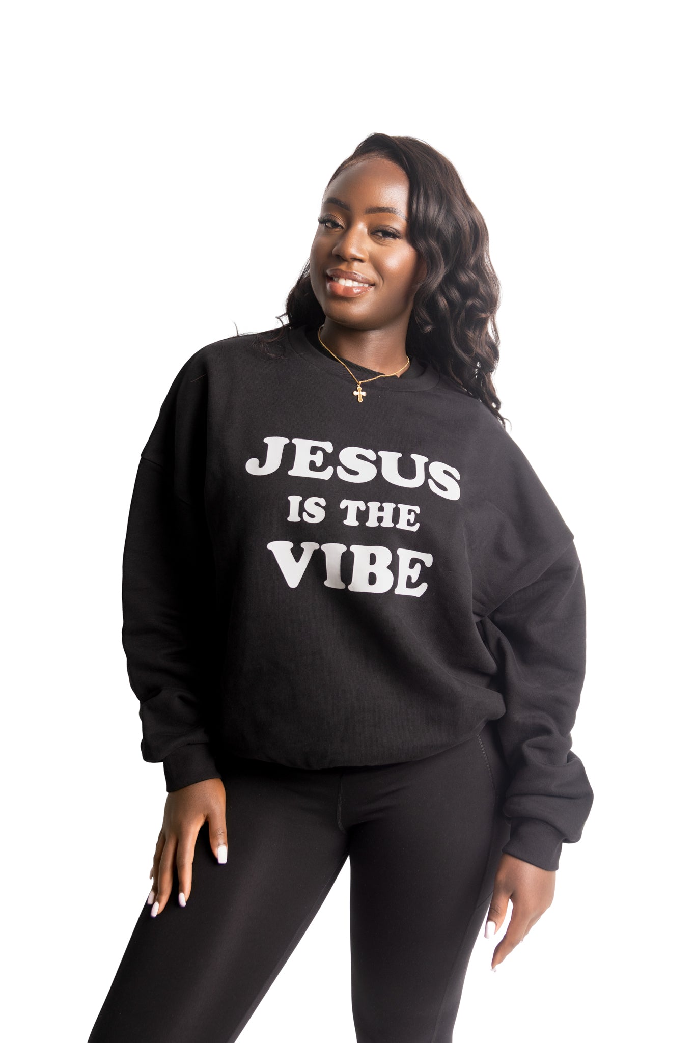 "JESUS IS THE VIBE" SWEATSHIRT